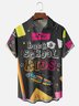 Moisture-wicking Back to School Chest Pocket Casual Shirt