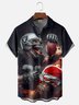 Moisture-wicking American Football Las Vegas Art Fun Raiders Chest Pocket Casual Shirt