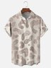 Moisture-wicking Glitter Leopard Party Art Chest Pocket Casual Shirt