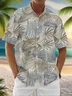 Moisture-Wicking Tropical Chest Pocket Hawaiian Shirt