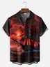 Big Size Moisture-wicking Pirate Ship Chest Pocket Casual Shirt