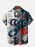 Big Size Moisture-wicking Octopus Chest Pocket Hawaiian Shirt