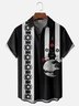 Moisture-wicking Stars Universe Chest Pocket Bowling Shirt