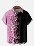 Big Size Moisture Wicking Japanese Culture Gradient Sakura Chest Pocket Hawaiian Shirt