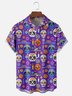 Moisture-wicking Mexican Day of the Dead Skull Chest Pocket Casual Shirt