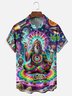 Moisture-wicking Hippie Chest Pocket Hawaiian Shirt