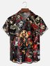 Big Size Moisture-wicking Mexican Culture Cinco de Mayo Day of the Dead Chest Pocket Casual Shirt