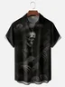 Moisture-wicking Mexican Day of the Dead Skeleton Chest Pocket Casual Shirt