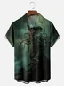 Moisture-wicking Pirate Art Davy Fun Jones Chest Pocket Casual Shirt