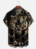 Moisture-Wicking Tiger Chest Pocket Hawaiian Shirt