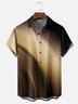 Moisture-Wicking Ombre Chest Pocket Hawaiian Shirt