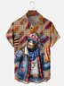 Moisture-wicking Hot Dog Bigfoot Party Art Chest Pocket Casual Shirt