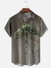 Hardaddy x Lazaro Illustration Moisture-wicking Art Chameleon Jones Chest Pocket Hawaiian Shirt