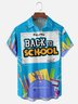 Moisture-wicking Back to School Chest Pocket Casual Shirt