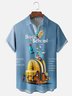Moisture-wicking Back to School Chest Pocket Casual Shirt