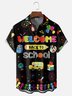 Moisture-wicking Back to School Chest Pocket Casual Shirt