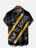 Moisture-Wicking Back To School Chest Pocket Hawaiian Shirt