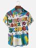 Moisture-Wicking Back To School Chest Pocket Hawaiian Shirt