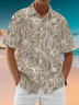 Moisture-Wicking Botanical Floral Chest Pocket Hawaiian Shirt