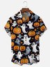 Moisture-wicking Halloween Ghost Chest Pocket Casual Shirt