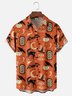 Moisture-wicking Halloween Chest Pocket Casual Shirt