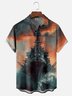 Moisture-wicking Navy Destroyer Veterans Day Chest Pocket Casual Shirt