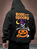 Hardaddy x Kimprut Imut  Halloween Magic Pumpkin Skull Hoodie Sweatshirt