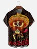 Moisture-wicking Day of the Dead Chest Pocket Casual Shirt