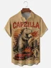 Moisture-wicking Capzilla Capybara Chest Pocket Casual Shirt