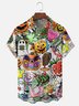 Moisture-wicking Halloween Chest Pocket Casual Shirt