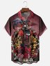 Moisture-wicking Day of the Dead Chest Pocket Casual Shirt