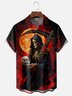 Moisture-wicking Day of the Dead Chest Pocket Casual Shirt