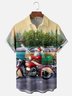 Moisture-Wicking A Christmas Story Santa Chest Pocket Hawaiian Shirt