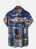 Moisture-Wicking US Coast Guard Chest Pocket Hawaiian Shirt