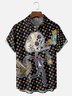 Hardaddy x Walmazan Moisture-wicking Day of the Dead Art Fun Chest Pocket Casual Shirt