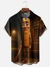 Moisture-wicking Fun "Tung Tung Tung Sahar" Edge Chest Pocket Casual Shirt
