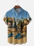 Moisture-wicking Fun "Tralalelo Tralala" Team Vanguard Chest Pocket Hawaiian Shirt