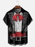 Moisture-Wicking Day Of The Dead Mexican Patterned Decorative Clothing Chest Pocket Hawaiian Shirt