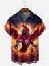 Moisture-wicking Cardinal Football Sports Chest Pocket Casual Shirt