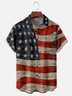 Hardaddy X Valentina Bjekovic Moisture-wicking Veterans Day American Flag Chest Pocket Casual Shirt