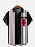 Moisture-wicking Veterans Day Delta Force Chest Pocket Bowling Shirt
