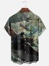 Moisture-wicking American Football Seattle Art Petrel Fun Chest Pocket Casual Shirt