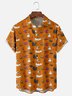 Hardaddy x Kimprut Imut Moisture-wicking Halloween Personalized Art Cat Pumpkin Chest Pocket Casual Shirt
