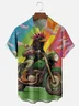 Moisture-Wicking Biker Chicken Breast Pocket Hawaiian Shirt