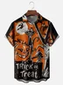 Moisture-Wicking Halloween Trick-or-Treat Chest Pocket Hawaiian Shirt