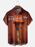 Moisture-Wicking Christmas Story Leg Lamp Chest Pocket Hawaiian Shirt
