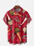 Moisture-Wicking Christmas Christmas Story Leg Lamp Chest Pocket Hawaiian Shirt
