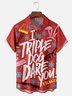 Moisture-Wicking Christmas Christmas Story Leg Lamp Chest Pocket Hawaiian Shirt