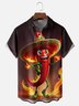 Moisture-Wicking Mexican Culture Chili Chest Pocket Hawaiian Shirt