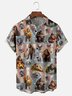 Moisture-Wicking American Patriotic Bigfoot Chest Pocket Hawaiian Shirt